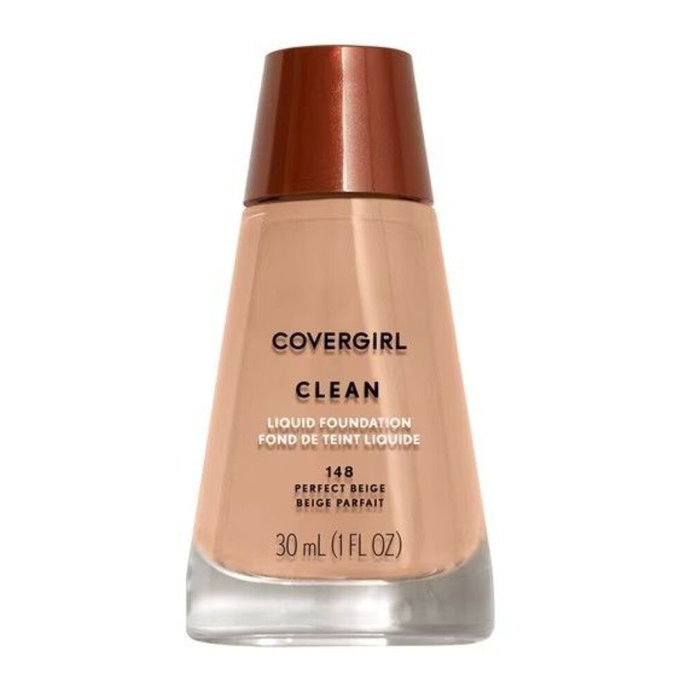 Covergirl Clean Liquid Foundation 148 PERFECT BEIGE For Normal Skin Discontinued
